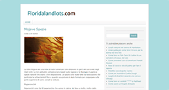 Desktop Screenshot of floridalandlots.com